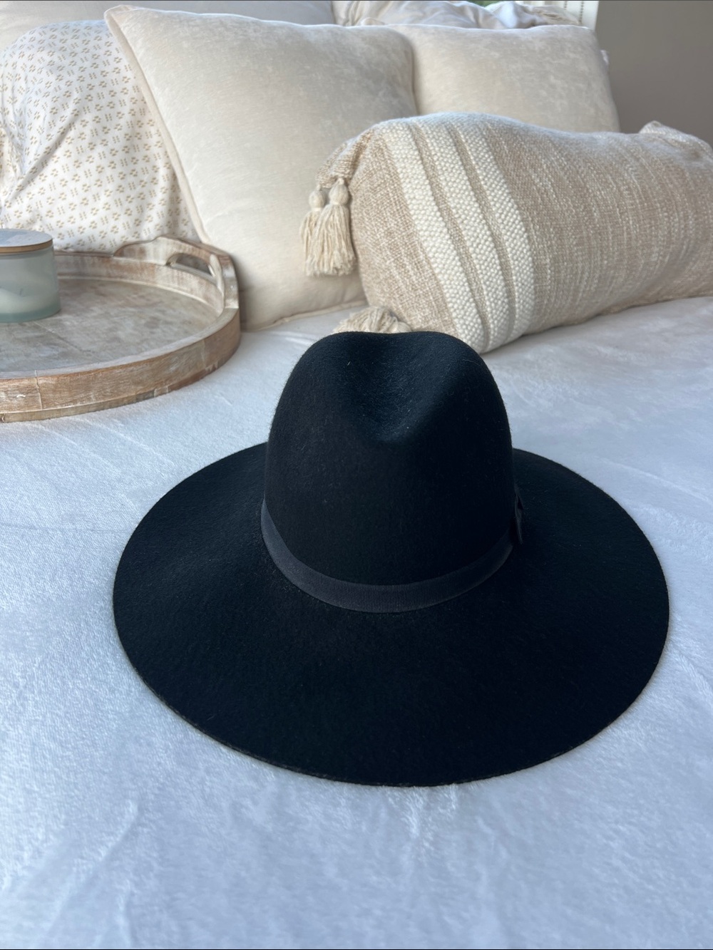 Black Felt Express Floppy Hat - Picture 4 of 10
